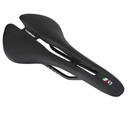 XIEJING Parti di ricambio XIEJING Sella per Mountain Bike, Sella Bici in Gel MTB Bicycle Saddle Road Bike Ultralight Racing Seat Hollow Ergonomic Design Sedile Sedile Sella per Biciclette Bike Saddle (Color : Black)