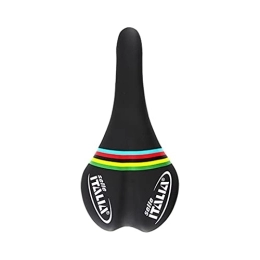 XIEJING Parti di ricambio XIEJING Sella per Mountain Bike, Sella Bici in Gel Sella della Bici da Strada Sella Ultralight da Corsa per Uomo Soft Molle Comfortable MTB Bike Seat Cycling Pezzi di Ricambio (Color : Black 1)