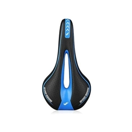 XIEJING Seggiolini per mountain bike XIEJING Sella per Mountain Bike, Sella Bici in Gel Silicone Gel Bicycle Saddle Seat MTB Road Bike Seat Traspirante Cavallo Hollow Mountain Bike Seat Racing Cycling Saddle Cushion (Color : Black Blue)