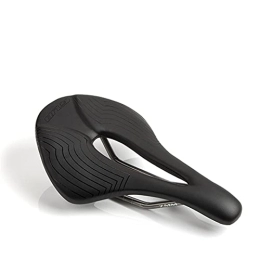 XIEJING Seggiolini per mountain bike XIEJING Sella per Mountain Bike, Sella Bici in Gel TCarbon Fiber Human Ergonomia Ergonomia Sella Cuscino Hollow Titanium Rail Road MTB Bike Saddle Bike (Color : Black)