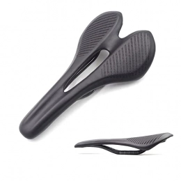 XINGHUA Seggiolini per mountain bike XINGHUA wangzai Store Promozione Bicicletta in Fibra di Carbonio in Fibra di Carbonio MTB. Saddle Fit for Mountain Road Bike Seat 143mm VTT Hollow Design Accessori for Il Ciclismo (Color : Black)