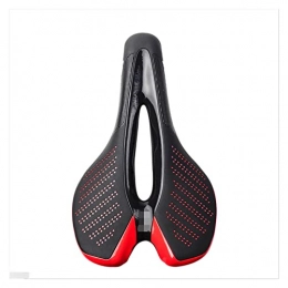 XINGHUA Seggiolini per mountain bike XINGHUA wangzai Store Sedile da Bici da Strada for Cuscini da Bicicletta PU. Sedile da Corsa Ultraleggera Morbido Antiurto Antiurto in Pelle Adatta for Bicicletta (Color : Red)