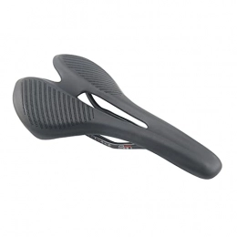 Yanyan Parti di ricambio yanyan Bicycle Seat Saddle No Logo MTB Bicycle Sella in Carbonio Fibra di Carbonio+Copertura Bike Bike Saddles 275 * 143mm Sella per Biciclette (Color : No Logo Black)