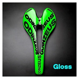 Yanyan Seggiolini per mountain bike yanyan Nuovo in Fibra di Carbonio MTB Sella per Biciclette in Carbonio Cuscino a Sella in Carbonio Ultralight Road / Mountain Polp Bici Sedile Anteriore (Color : Gloss Green)