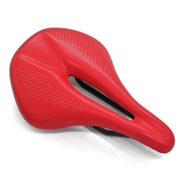 Ybqy Parti di ricambio Ybqy Sella for Bici 2019 Sella da Strada MTB Mountain Bike Sella da Bici for Uomo Sella da Ciclismo Trail Comfort Gare Sedile Rosso Bianco (Цвет : Red 143MM)