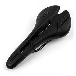 YINHAO Seggiolini per mountain bike YINHAO Selle Italia Sedile Bicicletta Plastica Bike Bike Sella Comfort Racing Wide Saddle Man Donna MTB Bike Cycling Seat Parts (Color : Black)