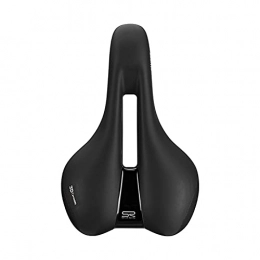 YINHAO Parti di ricambio YINHAO Selle Royal Italia Cycling MTB Bike Bici Rail Road Hollow Saddle Traspirante Morbido RoyAlgel Silica Gel Cushion Bike Bicycle Parte Seat (Color : 51B6HE)