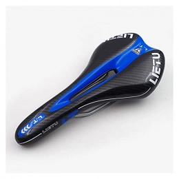 yongyundi Seggiolini per mountain bike yongyundi Sedile Bici Bicycle Saddle Road Bike in Pelle Carbon Saddle Pads MTB Bike Panta Anteriore Cuscino da Ciclismo Gel Sedile Coperchio Sedile (Color : Black Blue)