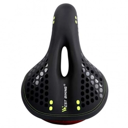 YOUKUKE Seggiolini per mountain bike YOUKUKE Sella per Bicicletta, Gel Comfort Sella per Bici Imbottito con fanale Posteriore, Impermeabile E Traspirante per Bici da Strada E Mountain Bike