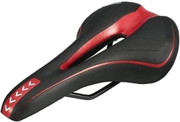 YRHH Seggiolini per mountain bike YRHH Comodo Cuscino per Seggiolino per Bicicletta, Sedile per Bicicletta Fuoristrada, Accessori per Biciclette, Rosso-Nero