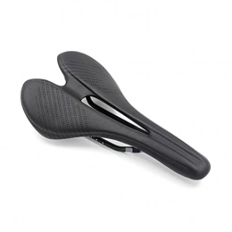 ZHANGQI Seggiolini per mountain bike ZHANGQI Jiejie Store Bicycle Saddle Comfort Road MTB Mountain Bike Bike Cycling Saddle Sedile Cuscino Bike in Pelle Sella Copriso Cavo Traspirante Nero (Color : Black)