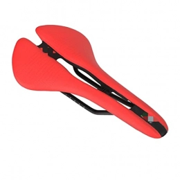 ZHANGWY Seggiolini per mountain bike ZHANGWY Yang Store Bicycle Seat Saddle Racing Road Road Cycling Hollow Anti-Amortizzatore Ammortizzatore Donne Uomo Imbottito Biking Sella Attrezzi fissi (Color : Red)