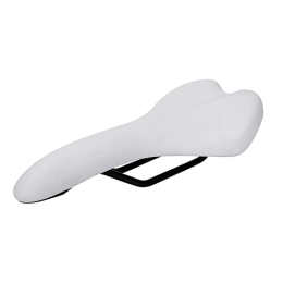 ZHOUFENG Seggiolini per mountain bike ZHOUFENG Bicicletta Sedile della Sella for Mountain Bike Bianca in Montagna Comoda Cuscino for Biciclette ciclistiche for Bici da Strada o Biciclette a Marcia Fissa (Color : White)