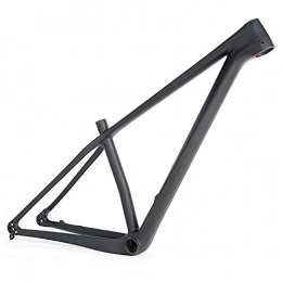 ODDINER Pièces de rechanges Fourches de suspension Tout Noir En Fiber De Carbone Baril Arbre Montagne Cadre Cross-Bicycle Frame Matt Light Freins À Disques Cachés Noir Bike Air Fat Fork ( Couleur : Noir , Taille : 27.5Inch )