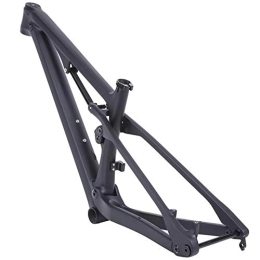 LJHBC Pièces de rechanges LJHBC Cadres pour Vélo T800 Cadre de vélo de Montagne à Suspension en Fibre de Carbone 148 x 12 mm Boost Suspension intégrale Accessoires de vélo 27, 5 / 29ER (Color : Black, Size : 29x27.5in)