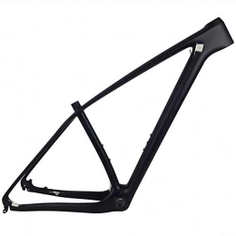 LJHBC Pièces de rechanges LJHBC Carbone Cadre de Vélo Cadre de vélo de Montagne Monobloc en Fibre de Carbone Super léger Accessoires VTT 29ER (Color : 29ER, Size : 15in)