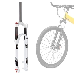 SJHFG Pièces de rechanges 26 / 27.5 / 29in Fourche de Suspension Vélo VTT, Fourche D'amortisseur Réglage du Rebond Pivot sans Fil 28, 6mm 1-1 / 8" (Size : 26inch)