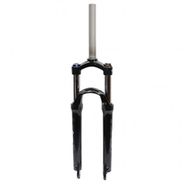 TYXTYX Fourches VTT 26"Mountain Bike Suspension Fork, 1-1 / 8" Spring Shock Absorber Lockable Aluminium Alloy Travel: 100mm - Black