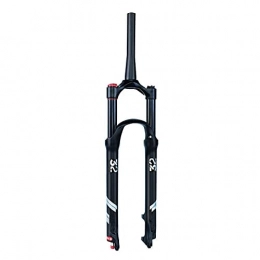 AWJ Fourches VTT AWJ Fourche à air Fourche à Suspension pneumatique, débattement de 26 / 27, 5 / 29 Pouces, Pivot Droit Conique de 130 mm, réglage du Rebond de la Fourche Avant VTT BIKEe Suspension QR de 9 mm