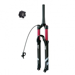 SJHFG Pièces de rechanges Déplacement 140mm Fourche Air Suspension, Tube Droit / Conique 26 27, 5 29 Pouces Verrouillage À Distance Fourche Avant d'air de Vélo VTT (Color : Spinal Canal, Size : 27.5inch)