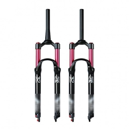 juqingshanghang1 Fourches VTT Equipement de cyclisme Fourche avant Fourche de montagne Alliage d'aluminium Vélo VTT Suspension Air Fork Course 12 0MM 26 27.5 29 Fourche avant de vélo de montagne en alliage de magnésium pouce pour