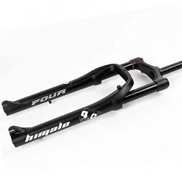 WLJBD Fourches VTT Fork Fat 26x4.0 pouces MTB / VTT Vélo électrique Fork Magnésium Alliage Bike Suspension Fork Air Discbrake 120mm Voyage QR (Color : Ablack, Size : 26in)