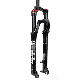 WLJBD Fourches VTT Fork Fourche de 26 pouces Vélo Vélo Suspension Discbrake Snow Vélo Fork 1-1 / 8"Voyage 105mm QR Pour le pneu 4.0" (Color : Black)