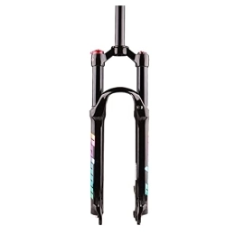 SJHFG Pièces de rechanges Fourche de Suspension Vélo de VTT 26 27, 5 29 Pouces, Fourche Suspension Contrôle de L'épaule Fourche À Tube Droit 1-1 / 8" (Size : 26inch)