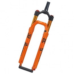 skbxyj Pièces de rechanges Fourche de VTT, 27, 5 29 Pouces Contrôle de L'épaule du Tube Conique Réglage de L'amortissement Course de Fuite Externe 120Mm VTT Fourche Avant C, 27.5 inch