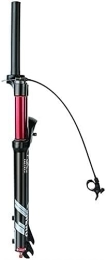 JKAVMPPT Pièces de rechanges Fourche à suspension de vélo 26 / 27, 5 / 29 ''fourche à air vtt 120mm rebond de voyage réglable 1-1 / 8 frein à disque droit / conique fourche avant de vélo QR 9mm ( Color : Straight Rl , Size : 26inch )