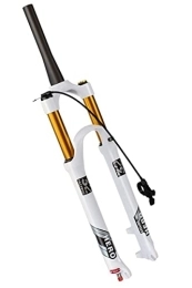 QHYXT Pièces de rechanges Fourche à Suspension pneumatique VTT 26 / 27.5 / 29 ''Amortisseur pneumatique avec débattement d'amortissement 115mm 1-1 / 2 1-1 / 8 VTT Fourche Frein à Disque vélo Fourche Avant QR 9mm 1700g