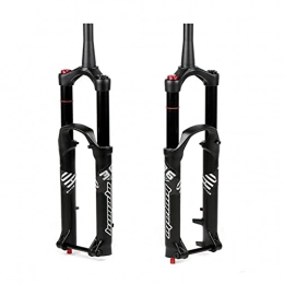 WATPET Pièces de rechanges Fourches de suspension de vélo 27.5 / 29 Fourches de suspension pour vélos Vélo de montagne Vélo Vélo Vélo Soft Suspension Fourche VTT Pièces VTT Fourchette frontale de pilotage conique et droite