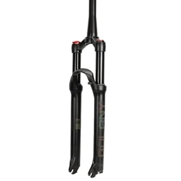 QJWM Pièces de rechanges Fourches À Suspension pour Vélo De Montagne, Fourche Avant De Vélo VTT 26 / 27, 5 / 29 Pouces avec Réglage du Rebond Débattement De 100 Mm Pivot sans Filetage De 28, 6 Mm A, 26inch