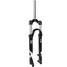 HANHJ Fourches VTT HANHJ Fourche À Suspension VTT Ultra Légère 26 Pouces 27, 5 / 29 Pouces, Alliage D'Aluminium 1-1 / 8 Fourche À Air De Choc VTT Pivot Droit pour Accessoires Vélo, Black-29