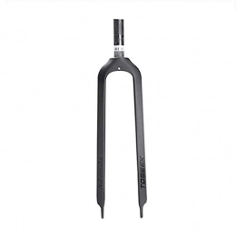 HaushaltKuche Pièces de rechanges HaushaltKuche Fourche de Vélo 1-1 / 8"MTB Carte de Carbone Fourrette Rigide Street Disc Frein Fork Fork Vélo Vélo Vélo Fourches Super Light 26 / 27.5 / 29ER (Color : 27.5er Matte)