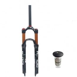 HaushaltKuche Pièces de rechanges HaushaltKuche Fourche de Vélo Fourches de vélo de Montagne 26 / 27.5 / 29 Pouces MTB Fork Fork 9mm Libération Rapide Vélos intégrée Ultralight Fork (Color : 26 Straight Remote)