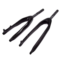 HENGLE Pièces de rechanges HENGLE Fourche Avant vélo 20 / 24"Pouces Escalade Vélo Trial 3K Fibre De Carbone Vélo Fourches Avant Frein À Disque Dur Fourche VTT 20 / 24er Loisirs de Plein air (Color : Gloss 24er)