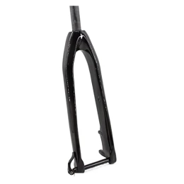 HENGLE Pièces de rechanges HENGLE Fourche Avant vélo 26 27.5 29er Pouces VTT 3Kfibre de Carbone Frein à Disque vélo Fourche Avant à Travers l'essieu câble intérieur Droit Loisirs de Plein air (Color : A26er)