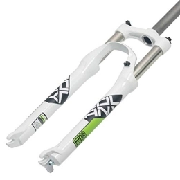 HIOD Pièces de rechanges HIOD Fourche VTT Vélo Suspension Contrôle D'épaule Fourchette Accident Vasculaire Cérébral 100mm pour MTB Tout Droit Tube, White, 29-inch