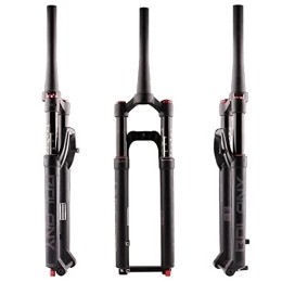 HSGAV Pièces de rechanges HSGAV Fourche Avant De Suspension Air pour VTT Vélo 27.5 & 29In Amortissement Réglable Vélo De Montagne Amortisseur avec Soupape De Pression d'air Et Échelle De Course, Noir, 27.5inch