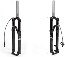 Huolirong Pièces de rechanges Huolirong Fourche de VTT Fourchette à vélos VTT Vélo de Montagne Suspension Fourche Droite Contrôle du Fil d'aluminium Alliage VTT Vélo Vélo Suspension Fourche Course 100mm 27.5 Pouces Amortisseur