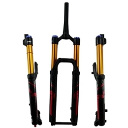 HYQW Pièces de rechanges HYQW Fourche Avant pour VTT, Fourche À Air Suspendu 27.5" / 29", Amortisseur À Vélo en Alliage en Aluminium, Fourche À Air Vertébral Contrôle L'épaule, Course 165mm, Red-29inches