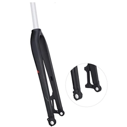 HYQW Pièces de rechanges HYQW Fourche Rigide De Routage Interne VTT, Fourche Avant Intégrée À Axe Traversant De Vélo, Universelle 26 / 27.5 / 29 Pouces, pour Accessoires De Vélo V-Brake, Black