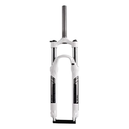 HYQW Pièces de rechanges HYQW Pression d'air De Suspension De VTT en Alliage D'aluminium, Fourche Avant Mécanique À Verrouillage D'épaule De 26 / 27.5 / 29 Pouces, Accessoires De Vélo, White-29 inches