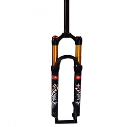 hyywmgx Pièces de rechanges hyywmgx Fourche à Suspension VTT 26 Pouces 27.5 ER Amortisseur Serrure d'épaule VTT 1-1 / 8" Fourche à Suspension pneumatique 120mm (26 Pouces)