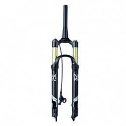 hyywmgx Pièces de rechanges hyywmgx Fourche à Suspension VTT 29 Pouces, Tube Droit 1-1 / 8"26 27.5" Amortisseur pneumatique pour vélo, débattement de Fourche Avant 120 mm (Verrouillage à Distance b)