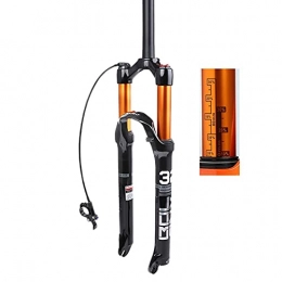 hyywmgx Pièces de rechanges hyywmgx Fourches Avant de Montagne 26 27, 5 Pouces 29ER Tube Conique 1-1 / 8"VTT Amortisseur de vélo Fourche Voyage 120 mm (C 29 Pouces)