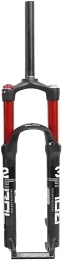 JKAVMPPT Pièces de rechanges JKAVMPPT Fourche de vélo VTT 26 / 27.5 / 29 Pouces Double Air Rouge Suspension Avant de vélo Tube Droit for Accessoires de Cyclisme (Color : Red, Size : 26inch)