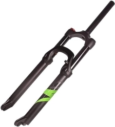 JKAVMPPT Pièces de rechanges JKAVMPPT Fourches Avant de vélo 26 / 27. 5 / 29 Pouces Alliage de magnésium Pression d'air VTT Suspension Fourche Voyage 120mm Accessoires de vélo (Color : Green, Size : Manual Lockout)