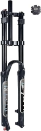 Kcolic Pièces de rechanges Kcolic Fourche Suspension VTT 26 27, 5 29 Pouces Débattement Suspension 160 Mm Air Fourche VTT Réglage Niveau Traction Double Épaule avec Fonction Verrouillage Amortisseur Vélo C, 27.5